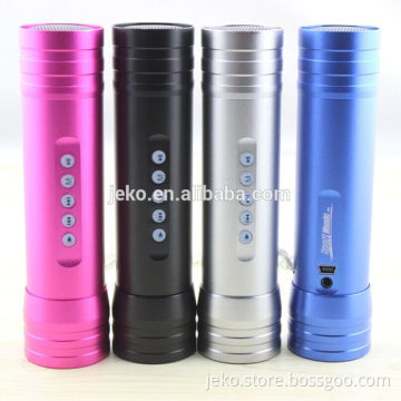 poortable flashing light MP3 player light speaker for Bicycle enthusiasts